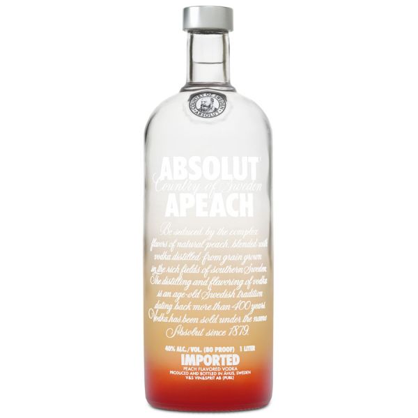 Vodka Absolut Apeach 1L