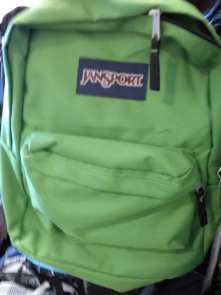 Mochila JanSport - Cor Verde