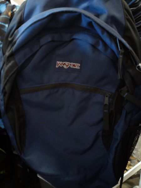 Mochila JanSport - Cor Azul Escuro