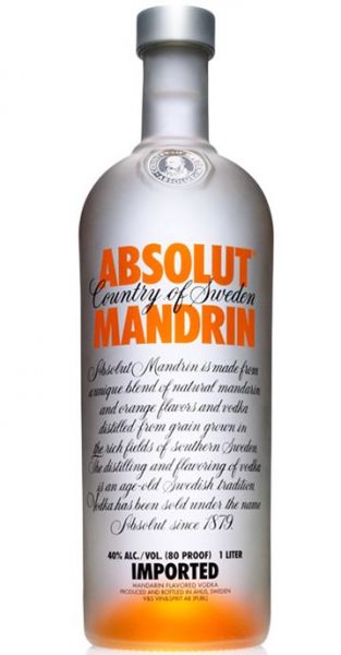 Vodka Absolut Mandrin 1L