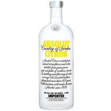 Vodka Absolut Citron 1L